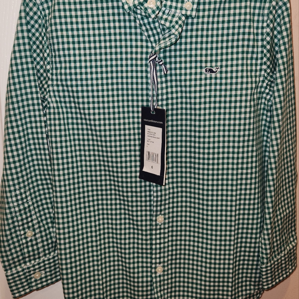 Boys size 6 Button Down Dress Shirt